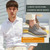 Kkyc Men's Shoes Comfortable Casual Shoes Slip on Lace up Shoes 11M (Light Grey)
