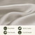 LILYSILK Natural Silk Pillowcase for Hair and Skin with Cotton Underside Standard 20x26 Inch Silvergray 1pc 19 Momme