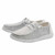 Hey Dude Women's Wendy Sox Stone White Size 11 | Women’s Shoes | Women’s Lace Up Loafers | Comfortable & Light-Weight