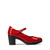 DREAM PAIRS Women's Oxfords Mary Jane Dress Shoes Heels for Women,Size 9.5,RED-PAT,SDOX2301W