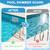 OMKSIH Skimmer Guard Kit Pool Skimmer Screen Guard Cover Swimming Pool Skimmer Net Leaf Shield Net for Inground or Above Ground Debris Removal Easy Assembly Skimmer Guard for Cleaning Floating Debris