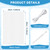 OMKSIH Skimmer Guard Kit Pool Skimmer Screen Guard Cover Swimming Pool Skimmer Net Leaf Shield Net for Inground or Above Ground Debris Removal Easy Assembly Skimmer Guard for Cleaning Floating Debris
