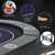 RAYKEEP 71 Inch Poker Table Foldable, 8 Player Folding Poker Tables w/Collapsible Legs, Casino Grade Felt, Padded Rails and Cup Holders, Portable Poker Table for Texas Holdem Poker and Blackjack