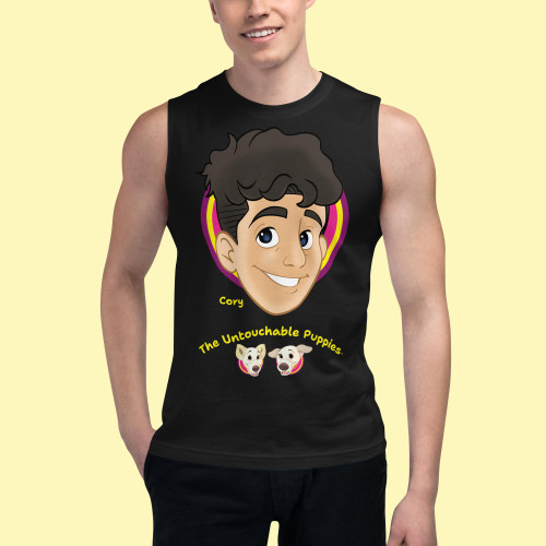 Unisex Muscle Shirt / Character face / Cory