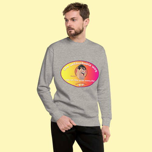 Unisex Premium Sweatshirt / "Mob Guy" / eye on the prize