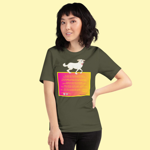 Unisex t-shirt / Floppy Ears / Poem Always Protected