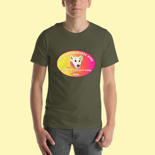  Unisex t-shirt / Curly Tail / choose the right path today