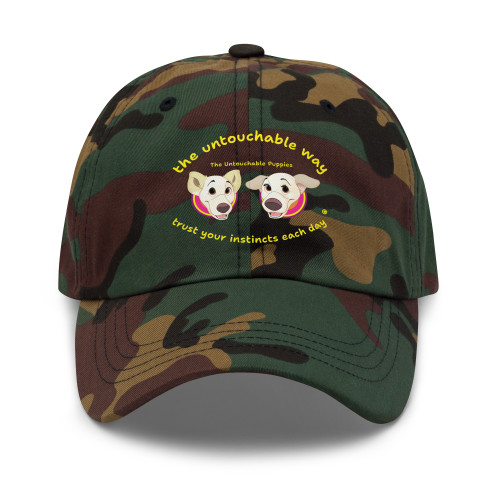 Dad hat / Floppy Ears and Curly Tail / trust your instincts each day