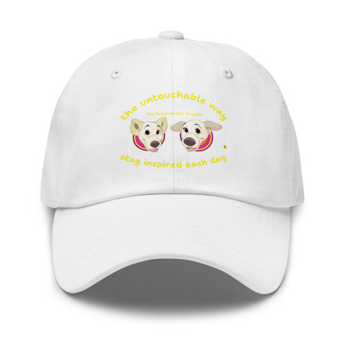 Dad hat / Floppy Ears and Curly Tail / stay inspired each day