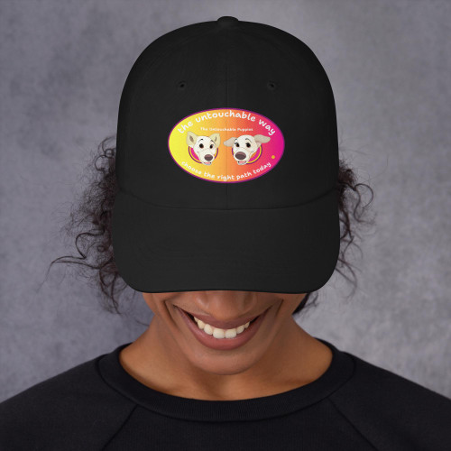 Dad hat / Floppy Ears and Curly Tail / choose the right path today 2