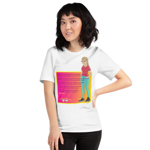 Unisex t-shirt / Lexi / Poem "Miracle" / DTFlex