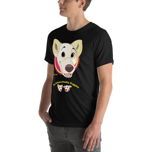 Unisex t-shirt / Character face / Curly Tail