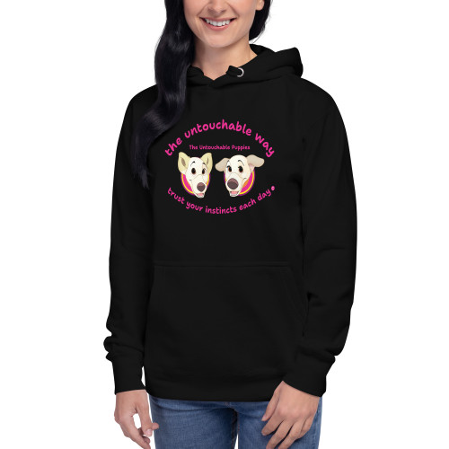 Unisex Hoodie / Floppy Ears and Curly Tail / trust your instincts each day 3 / DTFlex