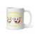 White glossy mug / Floppy Ears and Curly Tail / count your blessings each day 3