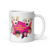 White glossy mug / Floppy Ears and Curly Tail / All Stars