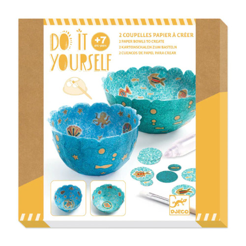 DIY by Djeco In the Sea Paper Bowls