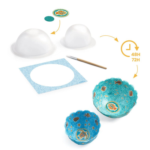 DIY by Djeco In the Sea Paper Bowls DIY by Djeco In the Sea Paper Bowls