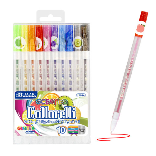 Collorelli Scented Glitter Gel Pen 10 pack