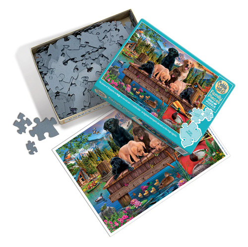 Pups and Ducks 350 piece Family Puzzle