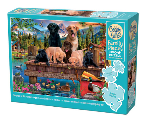 Pups and Ducks 350 piece Family Puzzle