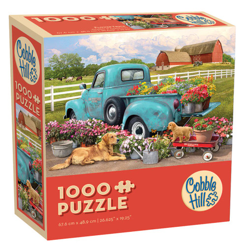 Flower Truck 1000 piece Puzzle