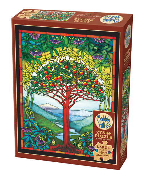 Tree of Life Stained Glass 275 piece Easy Handling Puzzle