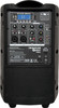 Galaxy TQ8X Traveler Quest 8 Economical All-In-One Portable Wireless PA System  - 
Rear View Control Panel