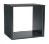 8 Space Black Wood Laminate Rack