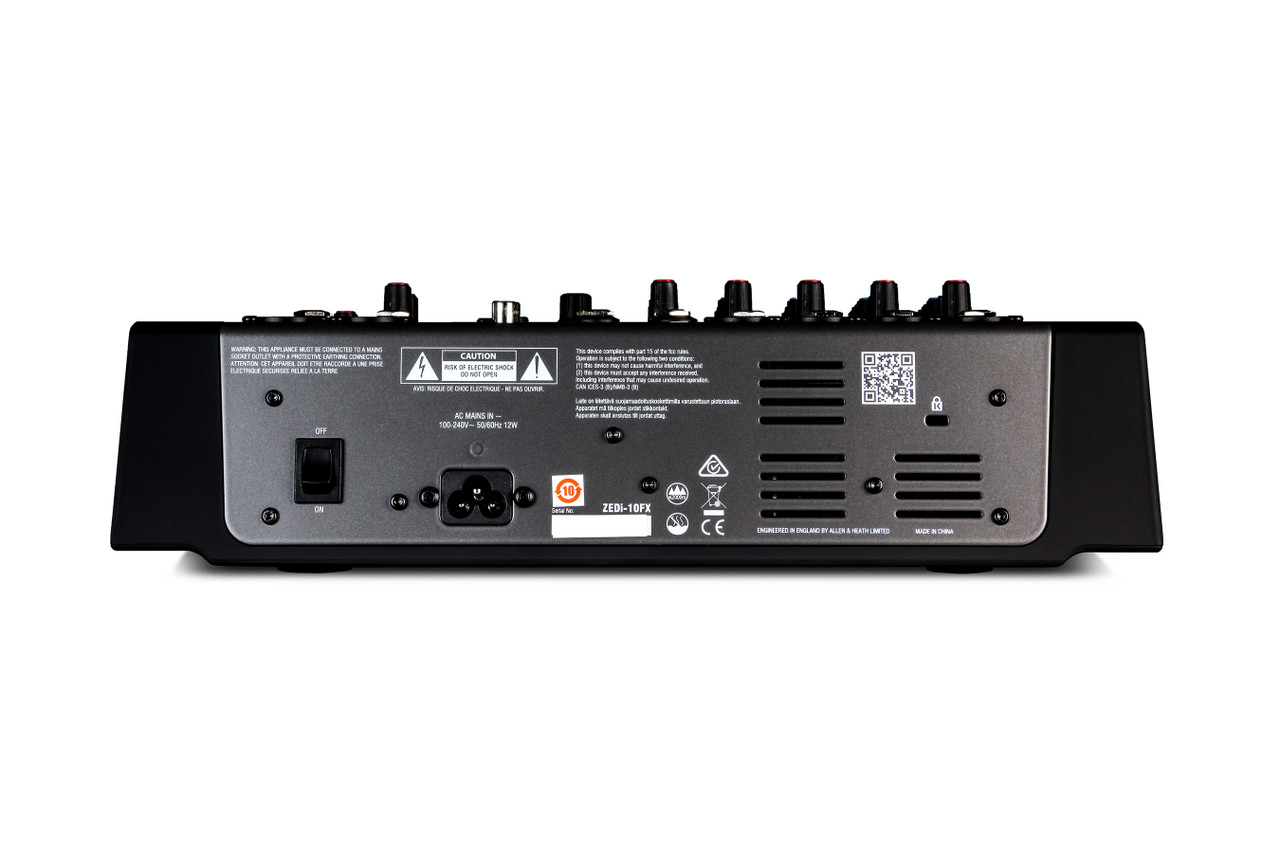 Allen & Heath AH-ZEDi-10FX Compact Mixer / 4x4 USB Interface