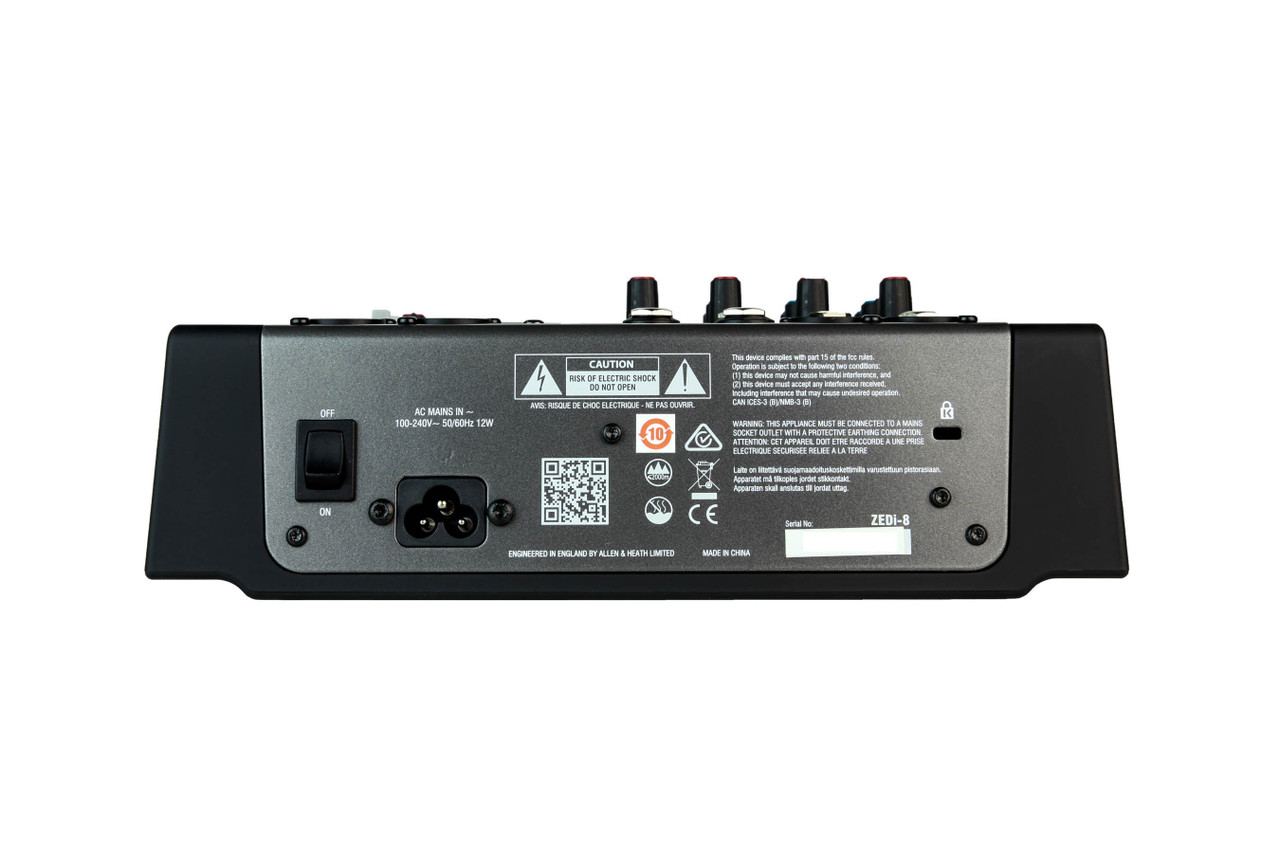 Allen & Heath AH-ZEDi-8 Hybrid Compact Mixer / USB Interface