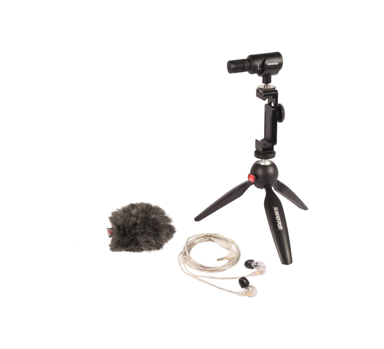 Shure MV88+ Videography Kit for iPhone, iPad, iPod, Android phone, Mac,  Windows