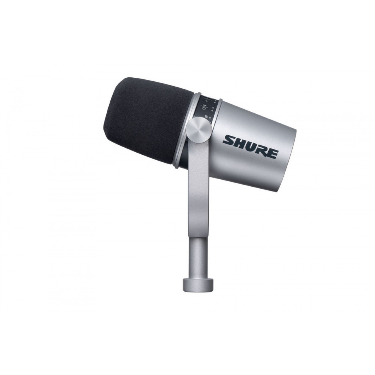 Shure MOTIV MV7 Dynamic Cardioid USB and XLR Podcast Microphone Black or  Silver