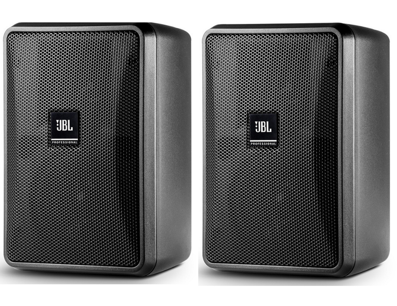 dræne Opsætning Virus JBL Control 23-1 Speakers with Built-In Wall Mount - BLACK (pair)