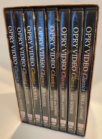 Opry Video Classics Box Set 8 DVDs Grand Ole Opry Time Life - Boxed Set