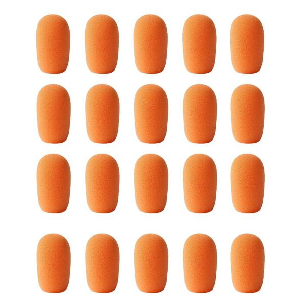 SupremeFit™ Headset Mic APRICOT Foam Windscreens - SMALL - 20-PAK CLOSEOUT