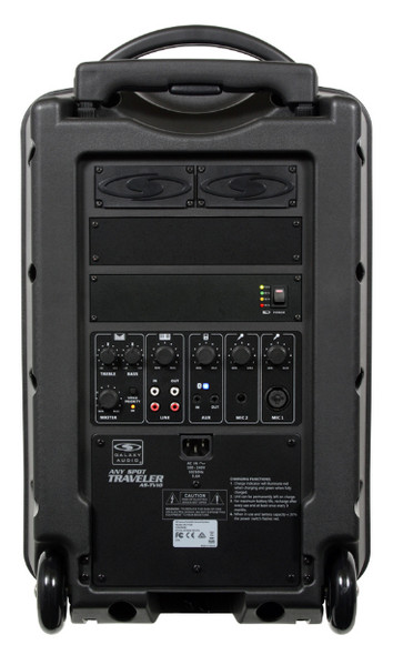 Galaxy Audio GAL10BASIC TV10 AC/Battery-Powered 150 Watt Peak Portable Sound System - Basic System (no components or modules added)