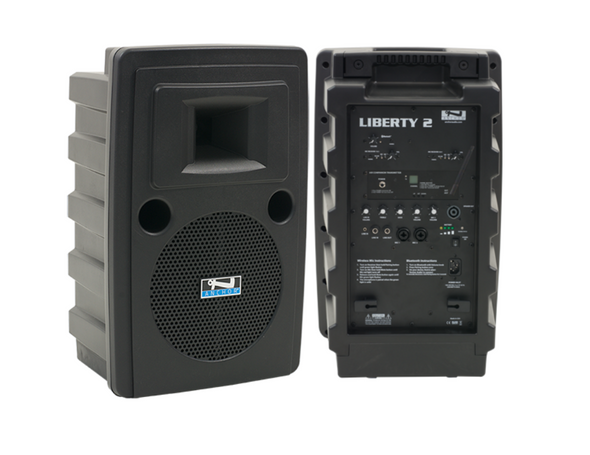 Anchor Audio LIBERTY LIB2-XU2 Portable Sound System - Front & Rear View