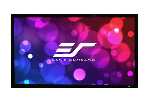 Elite Screens R120WH2 ezFrame 2 Series Fixed Frame Projector Screens. 
2 year limited warranty by Elite Screens.