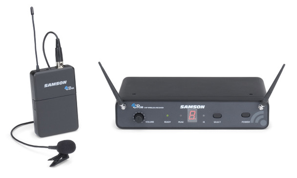 Samson Concert 88 Headset - 16-Channel True Diversity UHF Wireless System with Samson LM5 Lavalier Mic