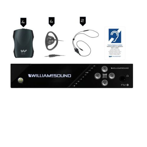 Williams Sound FM+ 558 Personal PA® FM Assistive Listening System - 72-76 MHz