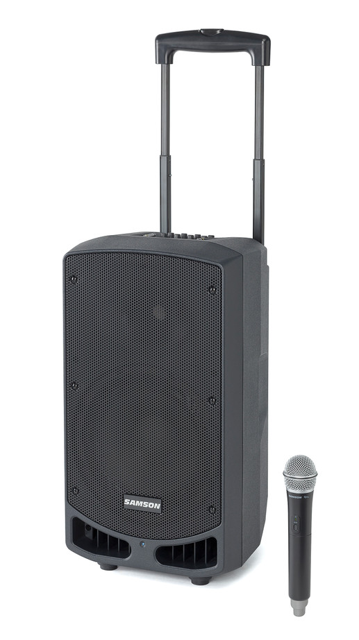 Samson Expedition XP310w 300-Watt 10" Portable Powered PA with Wireless Handheld Microphone, Rechargeable Batteries and Bluetooth® Samson Expedition XP310w 300-Watt 10" Portable Powered PA with Wireless Handheld Microphone, Rechargeable Batteries and Bluetooth®