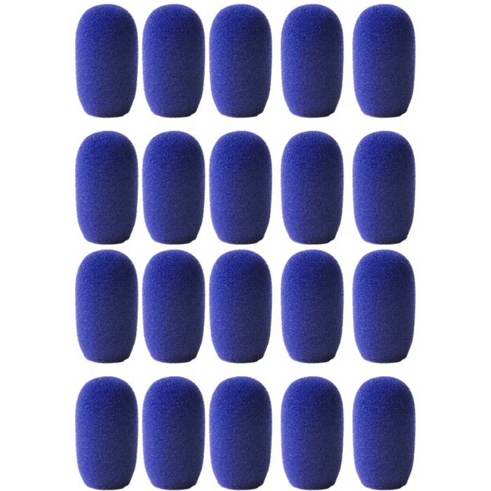 SupremeFit™ Headset Mic ROYAL BLUE Foam Windscreens - SMALL - 20-PAK CLOSEOUT SupremeFit™ Headset Mic ROYAL BLUE Foam Windscreens - SMALL - 20-PAK CLOSEOUT