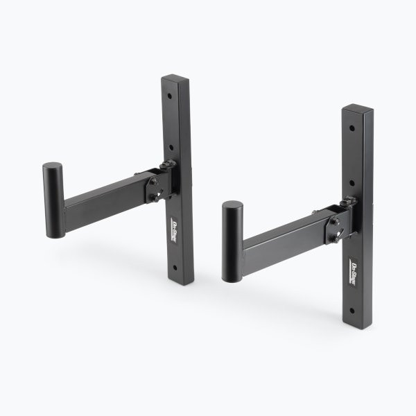 On-Stage SS7323B Wall-Mount Speaker Bracket (pair - Black-OPEN BOX REPACK FINAL CLOSEOUT