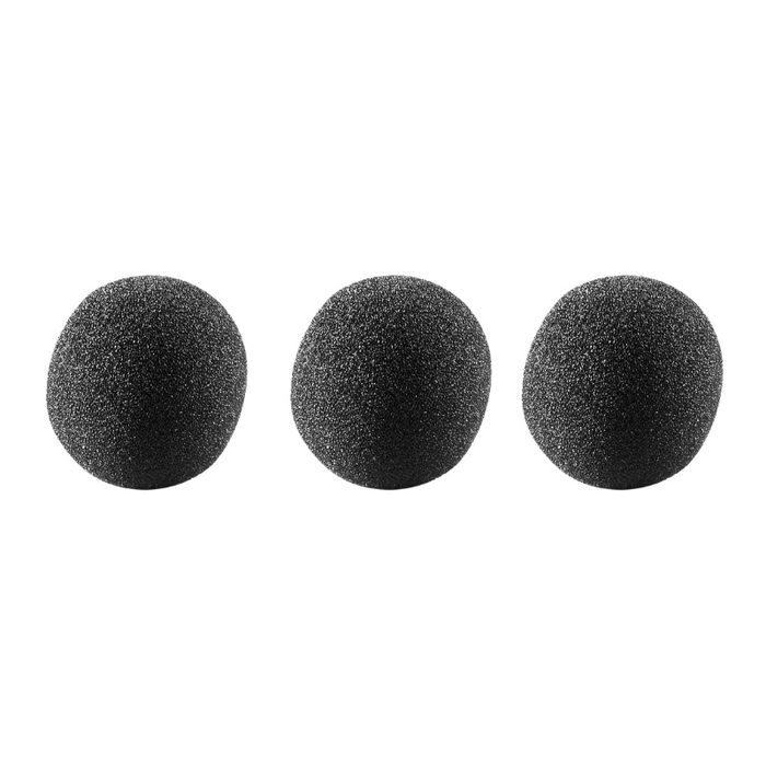 Round foam replacement for Audio-Technica PRO8, Sennheiser ME3 or the Shure WH-20 & PG30 - 3-PAK