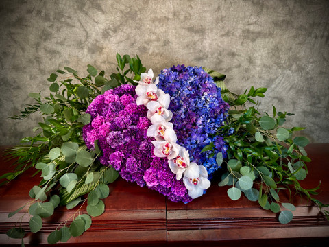 Peaceful Garden Heart Spray 