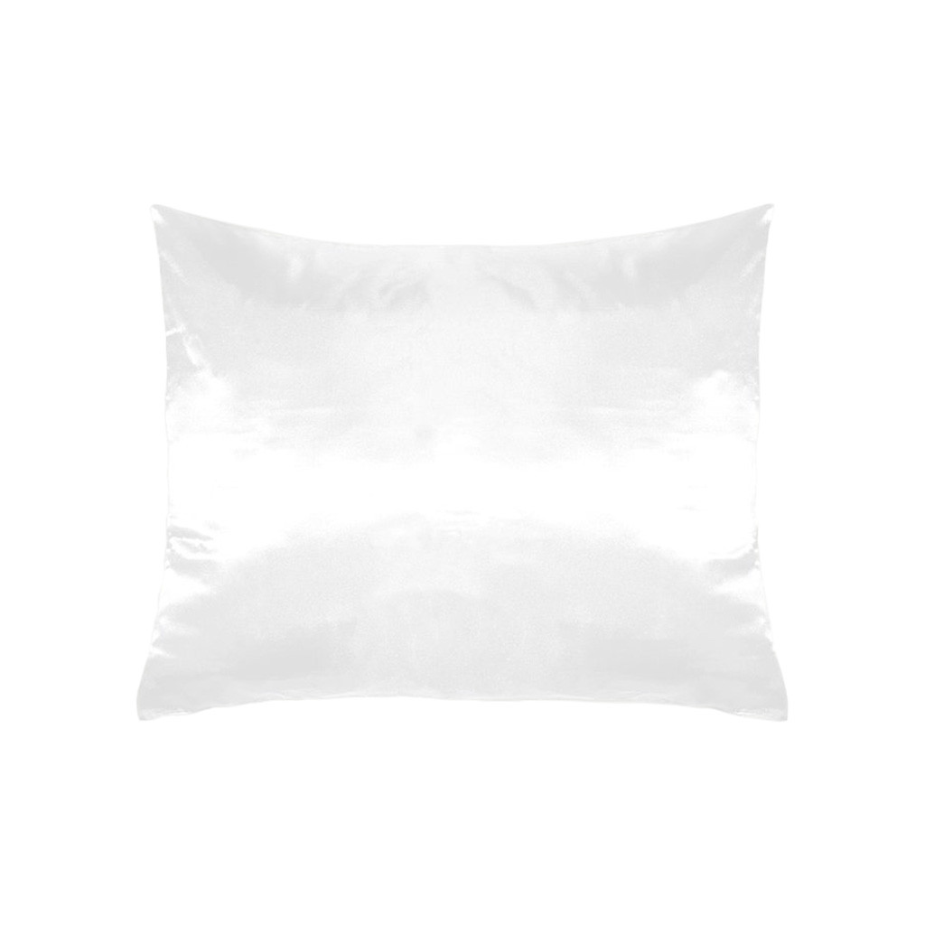 white satin pillow