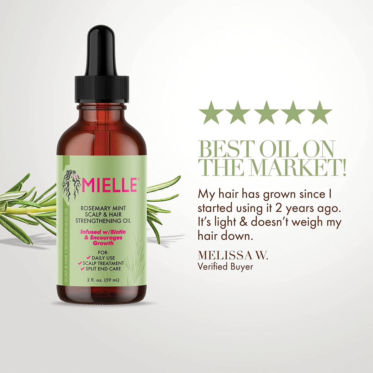 mielle organics rosemary mint scalp & hair strengthening oil reviews