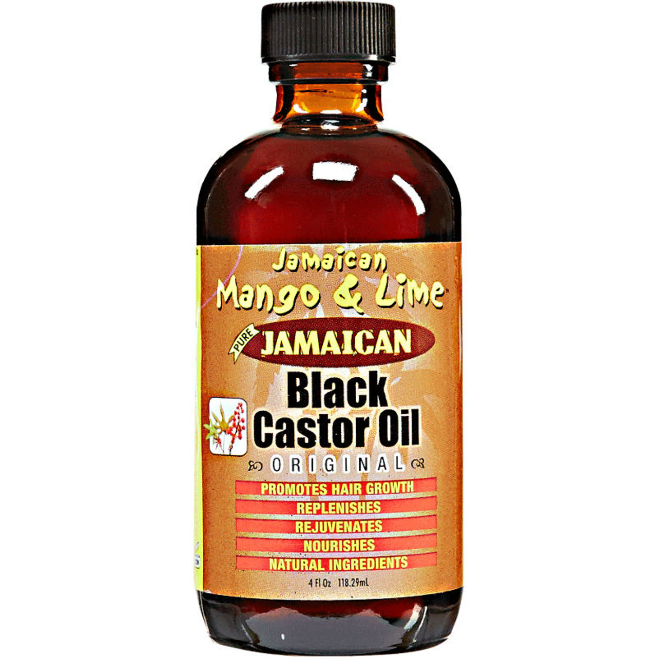 Jamaican Mango & Lime Jamaican Black Castor Oil Original (4 oz.) -  NaturallyCurly