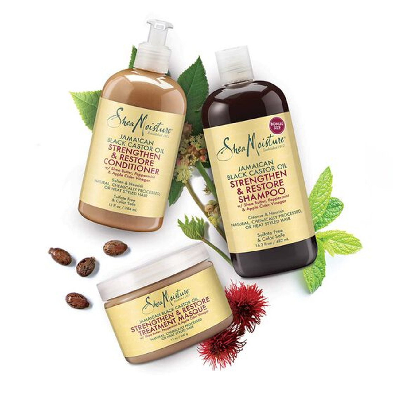 SheaMoisture Jamaican Black Castor Oil & Restore Shampoo (13 oz.) -