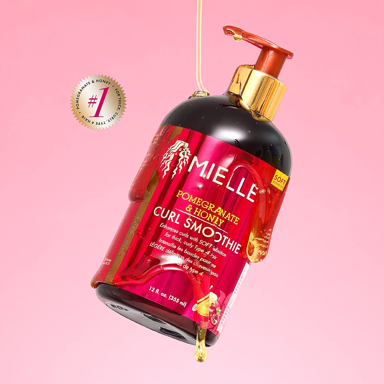 Mielle Curl Smoothie, Pomegranate & Honey - 12 fl oz